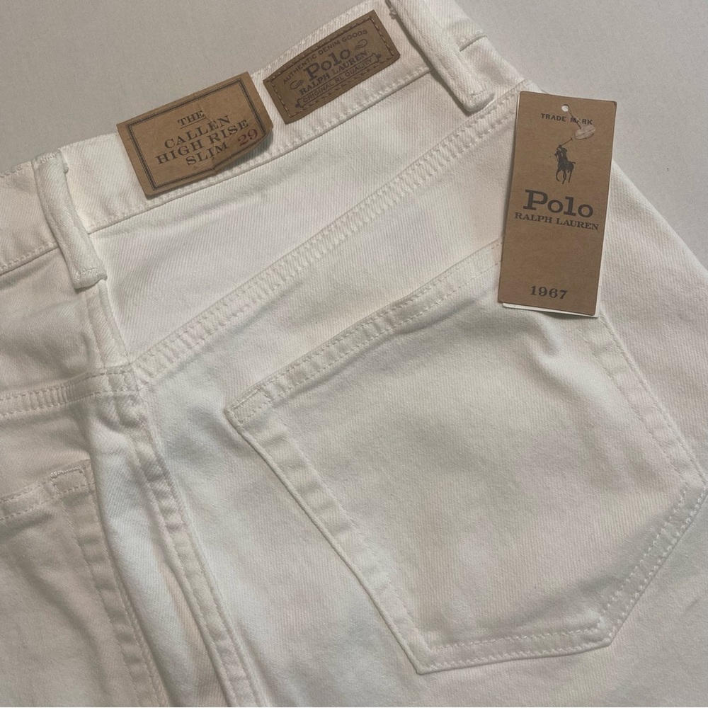 Polo Ralph Lauren Callen High Rise Jeans Women 29 SLIM Button Fly